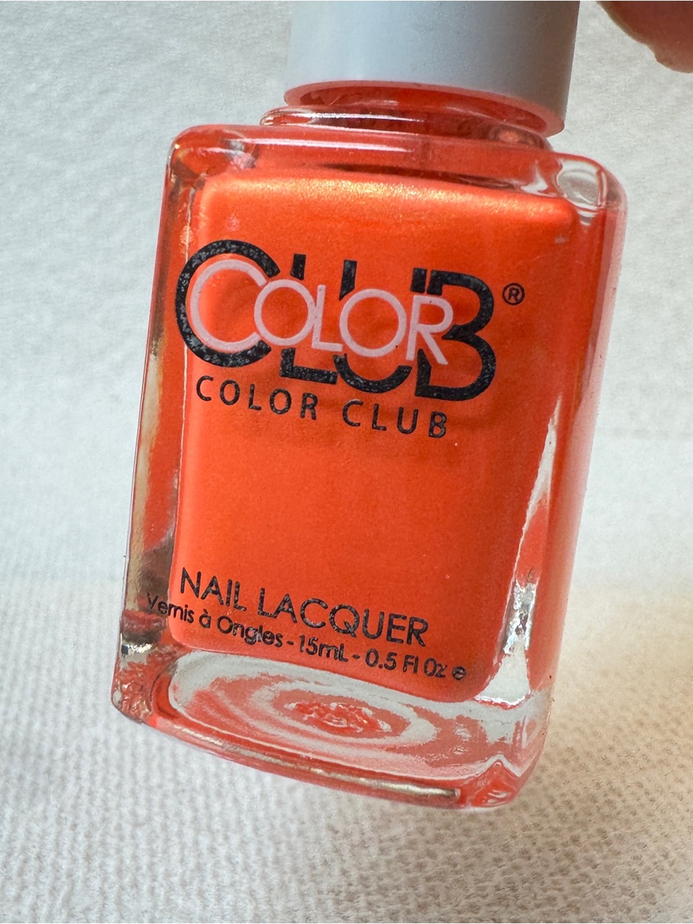 Color Club Nail Lacquer - AN26 Foxy Ma Ma - Vibrant Orange Shade new without box